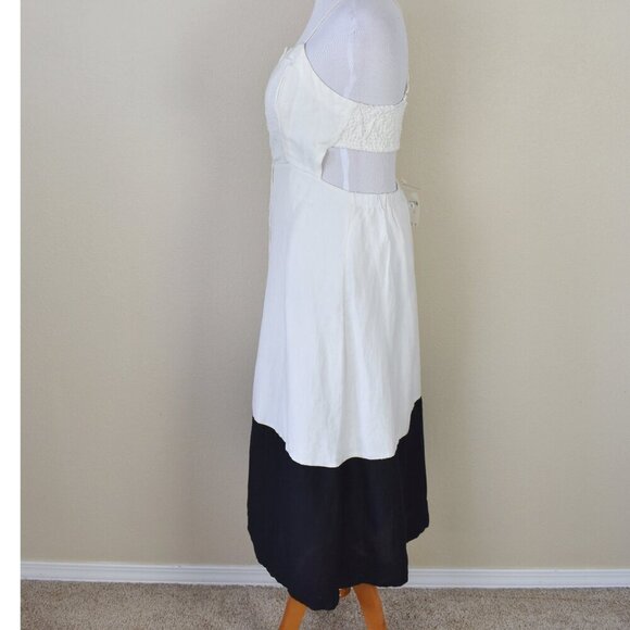 Maeve Colorblocked Contrast Midi Dress NEW - XL - Picture 6 of 10